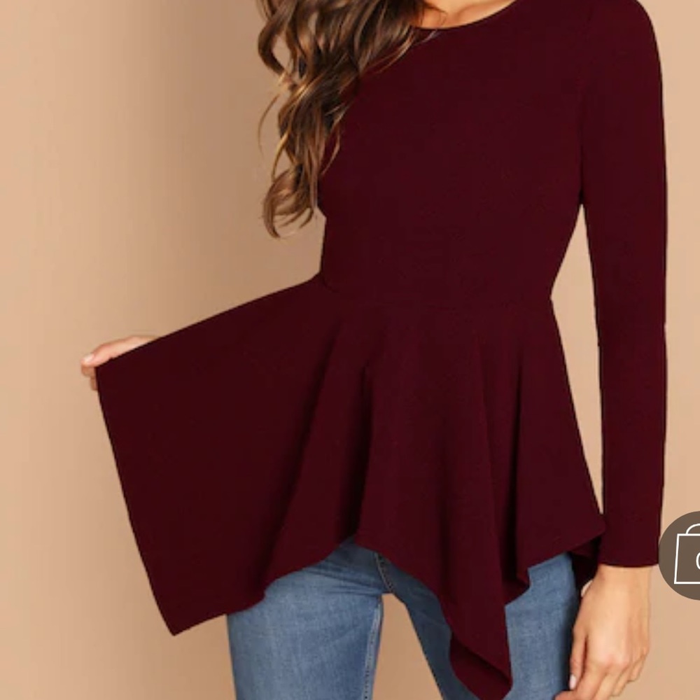 Peplum blouse